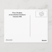 Carte Postale Branche des pins, Sumi-e (Dos)