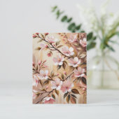 Carte Postale Branche Fleurie (Debout devant)