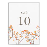 Carte Postale Branches bienheureuses Numéros de tableau<br><div class="desc">Design élégant de branche d'arbre par Shelby Allison qui est parfait pour un mariage à thème extérieur ou rustique. Cliquez sur le lien ci-dessous pour consulter la collection Blissful Branches pour voir les cartes rsvp, les timbres-poste, les étiquettes et autres articles correspondants. Plus d'options de couleurs disponibles dans la boutique...</div>