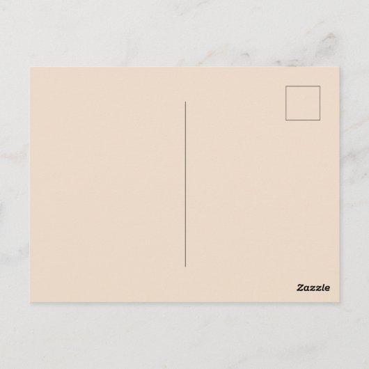 Carte Postale Branches d'arbre blanc à la crème rustique (Dos)