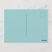 Carte Postale Branches d'arbre Brown bleu rustique (Dos)