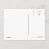 Carte Postale Branches de neige (Dos)