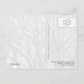 Carte Postale Branches d'hiver (Dos)