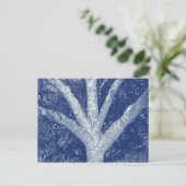 Carte Postale Branches fourrées - Effet Cyanotype (Debout devant)