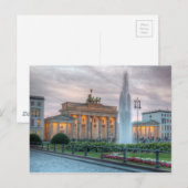 Carte Postale Brandenburger Tor (Devant / Derrière)