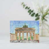 Carte Postale Brandenburger Tor Berlin (Debout devant)