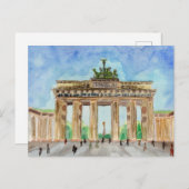 Carte Postale Brandenburger Tor Berlin (Devant / Derrière)