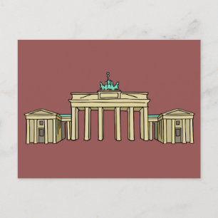 Carte Postale Brandenburger Tor Berlin
