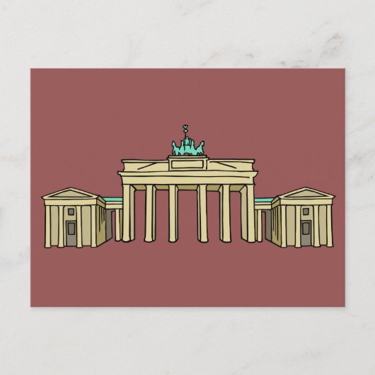 Carte Postale Brandenburger Tor Berlin (Devant)