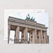 Carte Postale Brandernburger Tor (Devant / Derrière)
