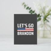 Carte Postale Brandon chant joe biden (Debout devant)