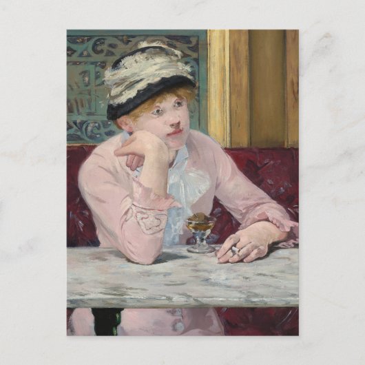 Carte Postale Brandy à la prune | Édouard Manet (Devant)
