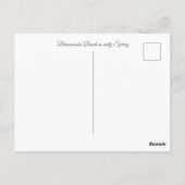 Carte Postale Branscombe Beach in Early Spring (Dos)