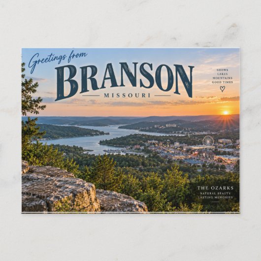 Carte Postale Branson Missouri (Devant)