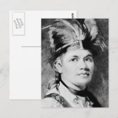 Carte Postale Brant - Joseph / chef indien mohawk (Devant / Derrière)
