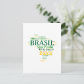 Carte Postale Brasil Estados e Capitais (Debout devant)