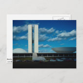 Carte Postale Brasilia, Brésil (Devant / Derrière)
