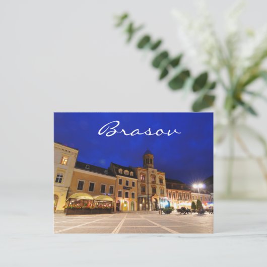 Carte Postale Brasov en Transylvanie, Roumanie (Debout devant)