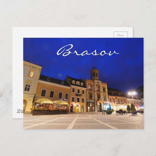 Carte Postale Brasov en Transylvanie, Roumanie (Devant / Derrière)