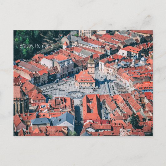 Carte Postale Brasov, paysage urbain roumain, (Devant)