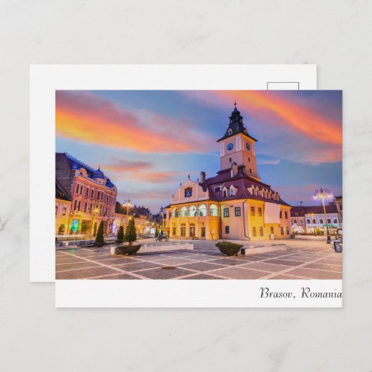 Carte Postale Brasov Roumanie (Devant / Derrière)