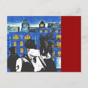 Carte Postale Brass Band, Nouvelle-Orléans