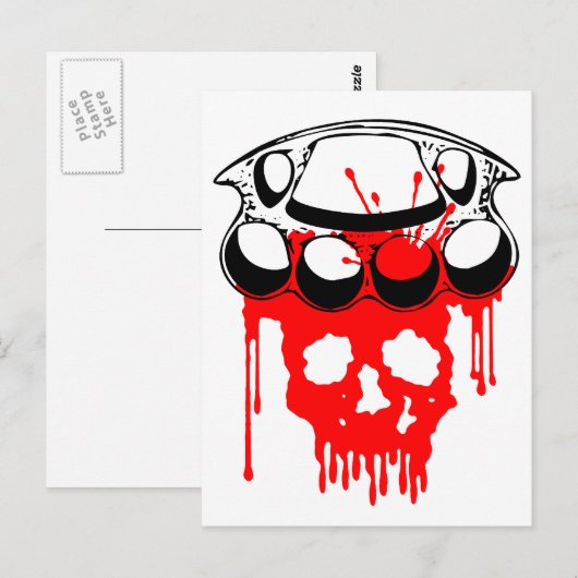 Carte Postale Brass Knuckkls (Devant / Derrière)