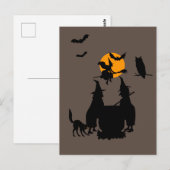 Carte Postale Brassage de cuisine pour la meilleure fête d'Hallo (Devant / Derrière)