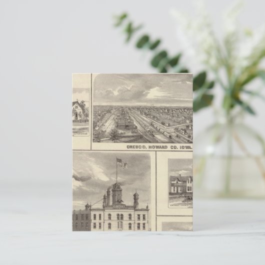 Carte Postale Brasserie Eagle, Cedar Rapids (Debout devant)