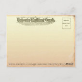 Carte Postale brasserie grease monkey (Dos)