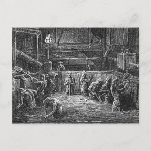 Carte Postale Brasseurs au travail (Devant)