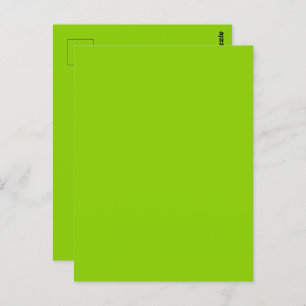 Carte Postale Brat vert uni