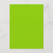 Carte Postale Brat vert uni (Devant)