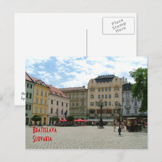 Carte Postale Bratislava (Devant / Derrière)