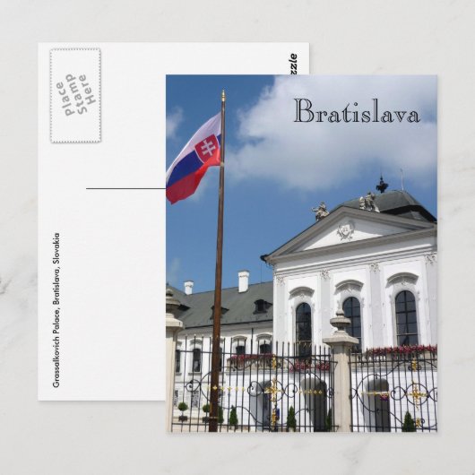 Carte Postale bratislava (Devant / Derrière)