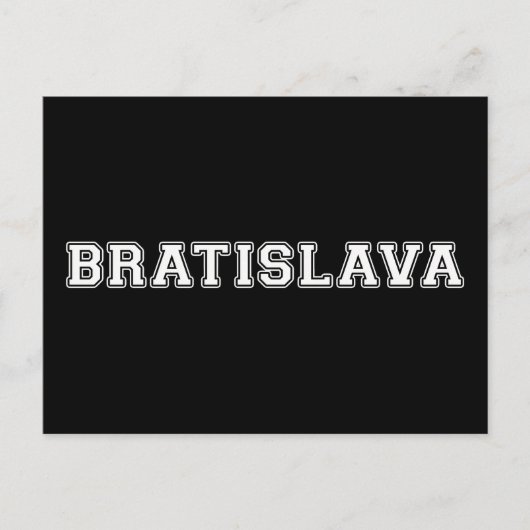 Carte Postale Bratislava (Devant)