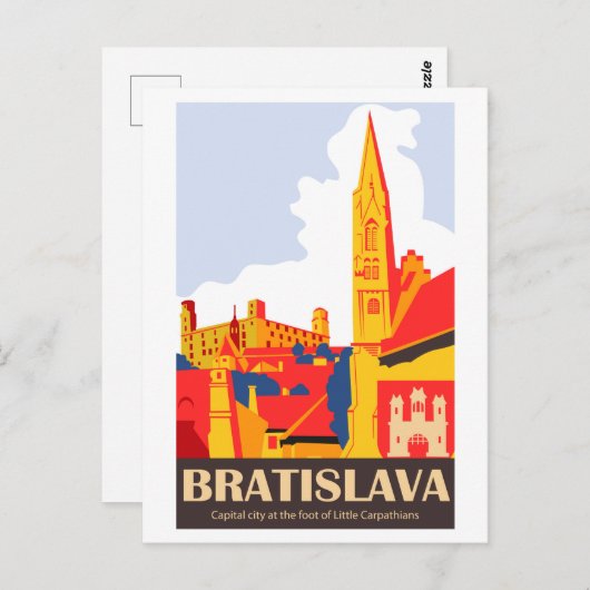 Carte Postale Bratislava (Devant / Derrière)