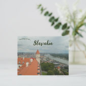 Carte Postale Bratislava and the Danube River in Slovakia (Debout devant)