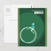 Carte Postale Brattleboro Circus Arts - Wondrous Wheels (Devant / Derrière)