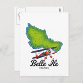 Carte Postale Brauneck Bavaria, Allemagne poster ski (Devant / Derrière)