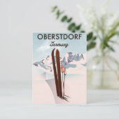 Carte Postale Brauneck Bavaria, Allemagne poster ski (Debout devant)