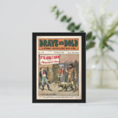 Carte Postale Brave and Bold Serial Western Comic Book - 1906 (Debout devant)