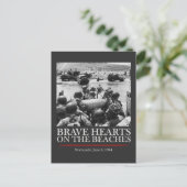 Carte Postale Brave Hearts On The Beaches - WW2 D-day (Debout devant)