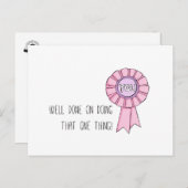 Carte postale "Bravo" (Art par Em Somerville) (Devant / Derrière)