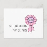 Carte postale "Bravo" (Art par Em Somerville)