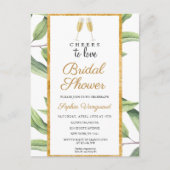 Carte Postale Bravo pour aimer la Fête des mariées botanique Inv (Devant)