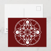 Carte postale Braxie Mandala (Devant / Derrière)