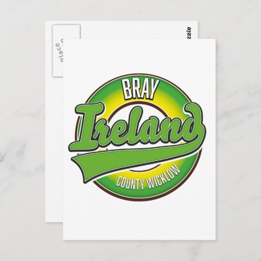 Carte Postale Bray Comté de Wicklow Irlande. (Devant / Derrière)