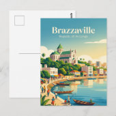 Carte Postale Brazzaville République du Congo (Devant / Derrière)