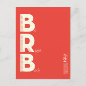 CARTE POSTALE BRB (Devant)
